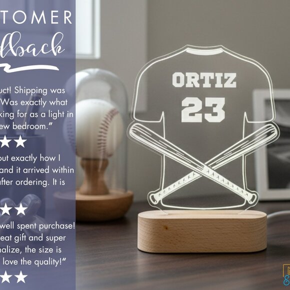 Personalized Baseball Tee – Fun Wear for Kids and Adults - Picture 7 of 8